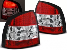 Ліхтарі задні Opel Astra G (98-04) 3D / 5D Hatchback - LED червоно-білі (Sonar)