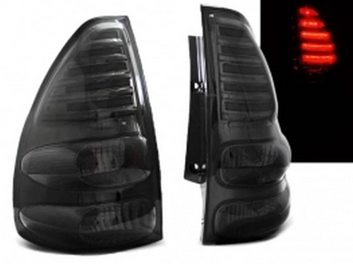 Фонари задние Toyota LC 120 Prado III (02-09) - дымчатые LED v2 1