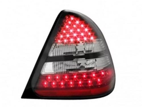 Фонари задние Mercedes C W202 (93-00) - чёрные диодные 3