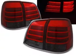 Ліхтарі задні Toyota LC 200 (07-15) - Led червоно-димчасті (Depo)