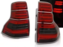Ліхтарі задні Toyota LC 150 Prado IV (09-13) - Led червоно-димчасті