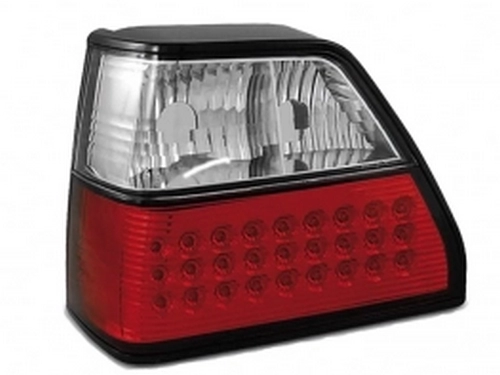 Фонари задние VW Golf II (83-92) Hatchback - LED красно-белые 2
