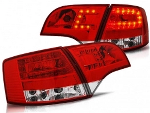 Фонари задние Audi A4 B7 (04-08) Универсал - LED (красные) 1