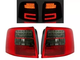 Ліхтарі задні Audi A6 C5 (97-05) Avant - LED червоно-димчасті