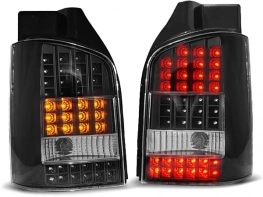 Ліхтарі задні VW T5 (03-09) ляда - LED (чорні)