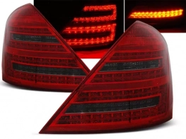 Ліхтарі задні Mercedes S W221 (05-09) - LED червоно-димчасті