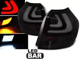 Ліхтарі задні BMW E87 / E81 (04-07) - LED BAR чорно-димчасті