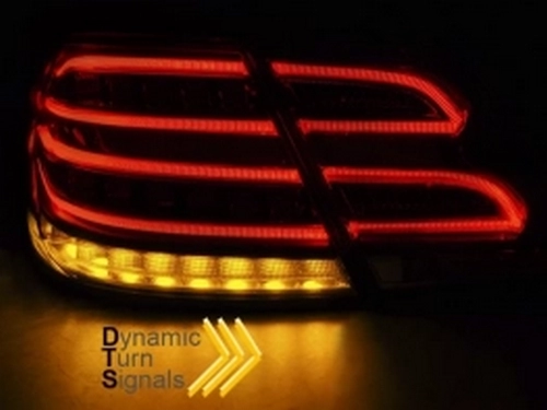 Фонари задние красные Mercedes E W212 (13-16) рестайлинг - Led Bar с DTS 2