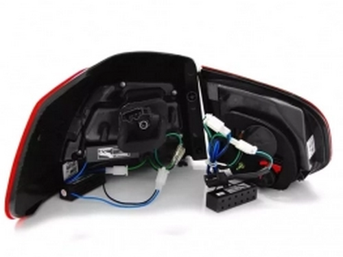 Фонари задние VW Golf VI (08-12) HB - Led Bar дымчатые 4