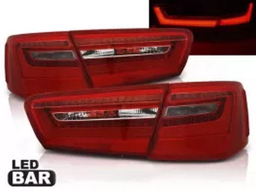 Фонари задние Audi A6 C7 (11-14) Sedan - LED BAR красные 1
