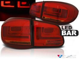 Фонари задние VW Tiguan I (11-15) рестайлинг - красные LED BAR 1