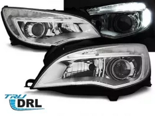 Фари передні Opel Astra J (09-12) - Led DRL хром