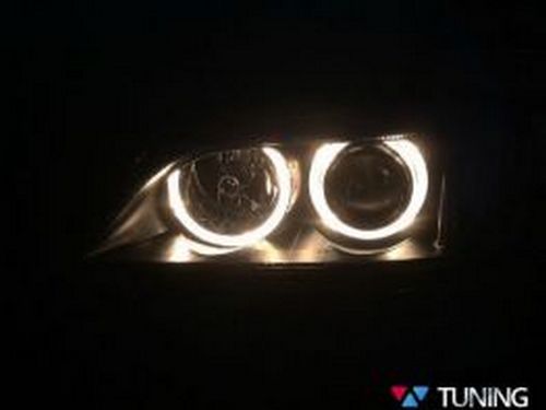 Фары Opel Astra G (98-04) - H7 ангельские глазки чёрные (Depo) 8