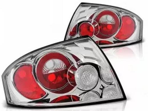 Фонари задние Audi TT (8N; 98-06) - ламповые хром 1