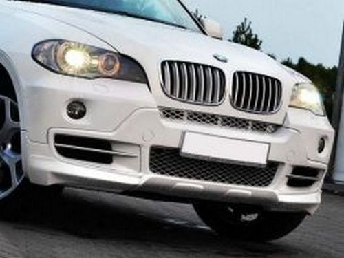 Накладка бампера передняя BMW X5 E70 дорестайл