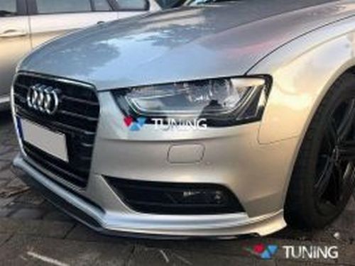 Юбка передняя AUDI A4 B8 (2012-) рестайлинг - вид сбоку