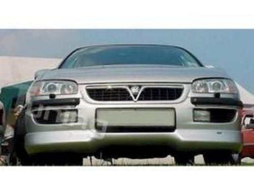 Накладка на передний бампер OPEL Omega B (94-99) клыками 1