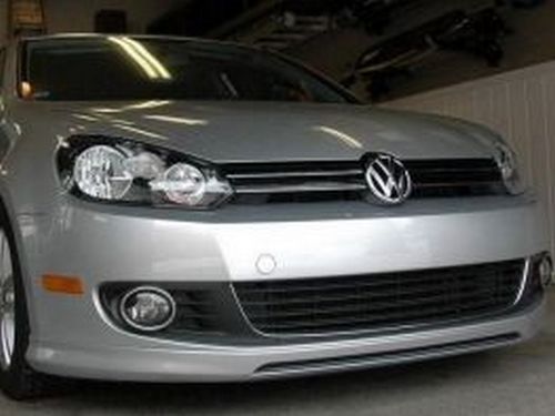 Юбка - накладка передняя VW Golf 6 VI (2008-) - R Line стиль 1