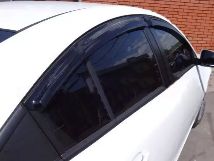Дефлекторы окон Chevrolet Cruze J300 (09-16) Sedan - Hic (накладные) 3