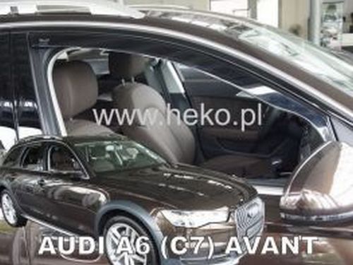 Дефлекторы окон Audi A6 C7 (11-18) Avant - Heko (вставные) 4