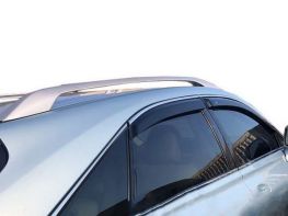 Дефлекторы окон Lexus RX III (AL10; 09-15) - Hic (с хром молиднгом)