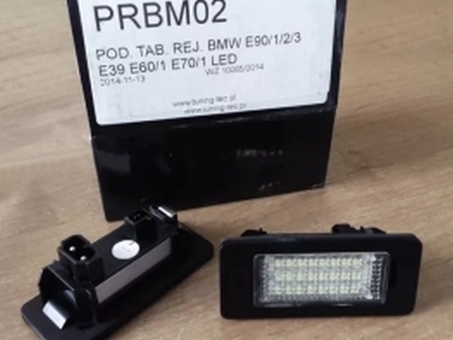 Подсветка номера BMW E90 / E39 / E60 / E70 / E82 / E88 - LED 3