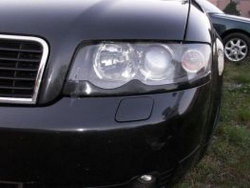 Нижние реснички на фары Audi A4 B6 (2000-2004) 1