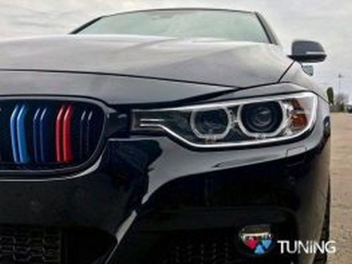 Реснички на фары BMW 3 F30 / F31 (2012-2016) - ABS 1