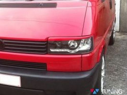 Реснички VW T4 прямой капот - косые 1