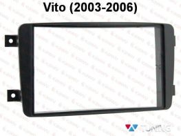 Рамка магнитолы MERCEDES Vito W639 (2003-2006) - 2 DIN