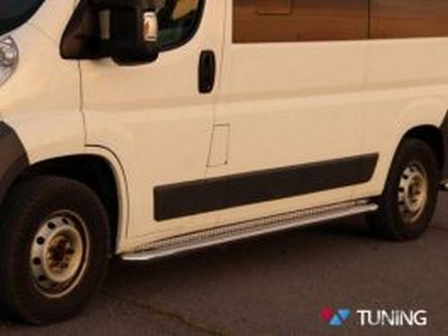 Пороги боковые Fiat Ducato (2006-) - Premium серия