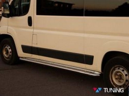 Пороги боковые (площадка) FIAT Ducato (2006-) "PREMIUM" 3