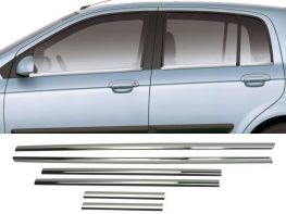 Хром нижние молдинги стёкол Hyundai Getz (02-11)