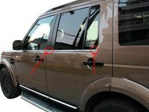 Хром нижние молдинги окон Land Rover Discovery III (L319; 04-09) 2