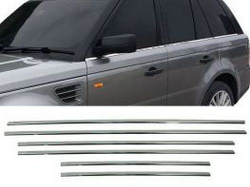 Хром нижні молдинги вікон Land Rover Range Rover Sport (L320; 05-13)