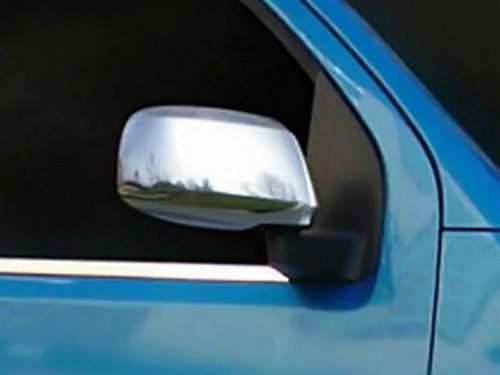 Хром накладки на дзеркала Nissan Navara III (D40; 05-14) - пластик (без повороту) 2