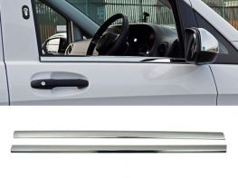 Хром передние молдинги стёкол Mercedes Vito / V W447 1