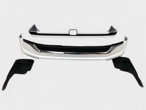 Накладки на бампера TOYOTA LC 200 (2016+) - GT (белый) 4 4