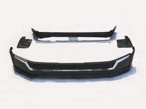 Накладки на бампера TOYOTA LC 200 (2016+) - GT (чёрный) 4 8