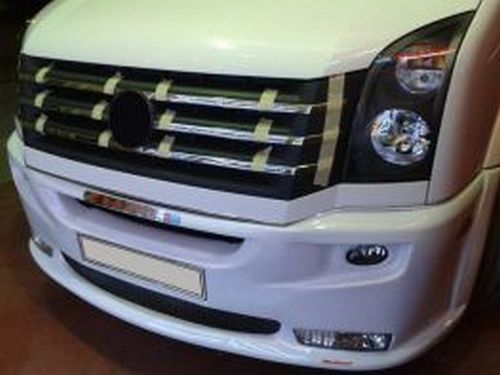 Передний бампер VW Crafter (2013+) рестайлинг (Era) 1