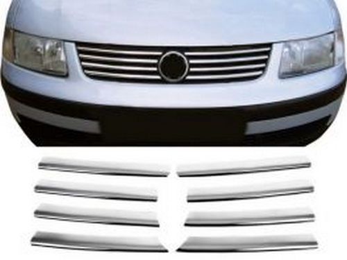 Хром накладки на решётку VW Passat B5 (3B; 96-01) 1