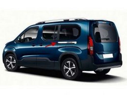 Хром молдлинг под сдвижную дверь PEUGEOT Rifter 1