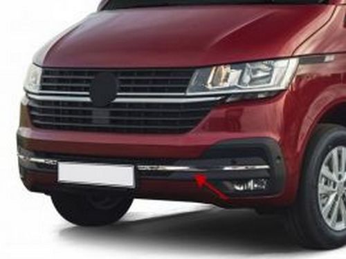 Хром полоса на передний бампер VW T6.1 (2020+)