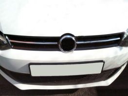 Хром накладки на решётку VW Polo V 6R (2009+) 1