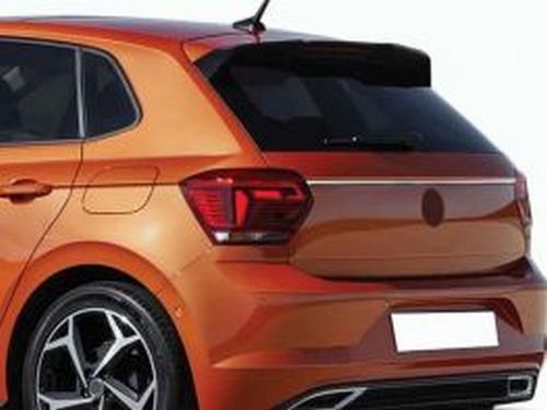 Хром накладка над задним номером VW Polo VI 1