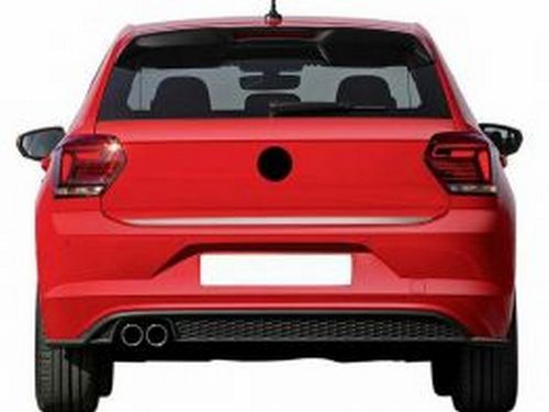 Хром накладка на кромку багажника VW Polo VI HB 1