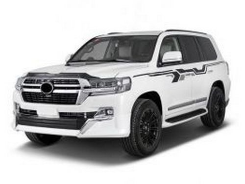 Накладки на бампера TOYOTA LC 200 (2016+) - GT 2021 (белые) 2 2