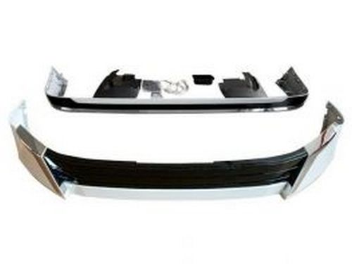 Накладки на бампера TOYOTA LC 200 (2016+) - GT 2021 (белые) 4 4