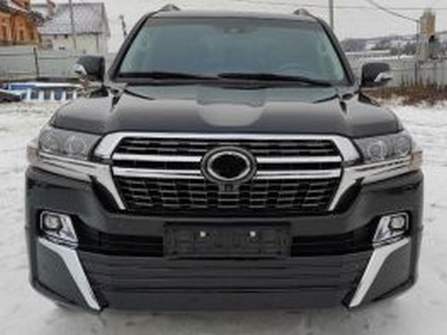 Накладки на бампера TOYOTA LC 200 (2016+) - GT 2021 (чёрные) 1 5