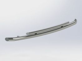 Защита передняя Opel Combo D (2011+) - труба двойная 1
